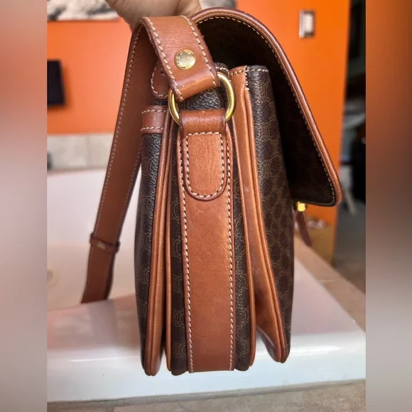 CELINE Vintage Macadam Crossbody Bag - Picture 5 of 15